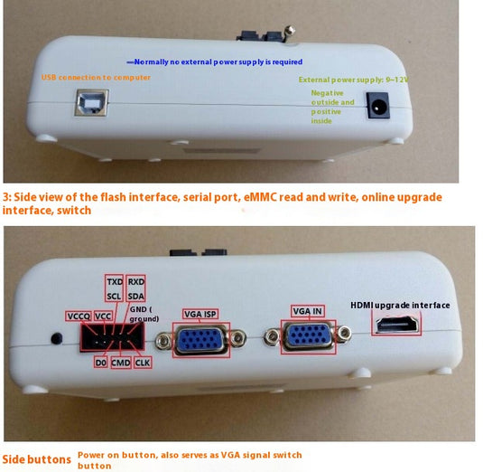 [RT809H] [33 in 1] Programmer for LCD, Computer, Automotive MCU, and Mobile Flash Programming (Includes Adapter)