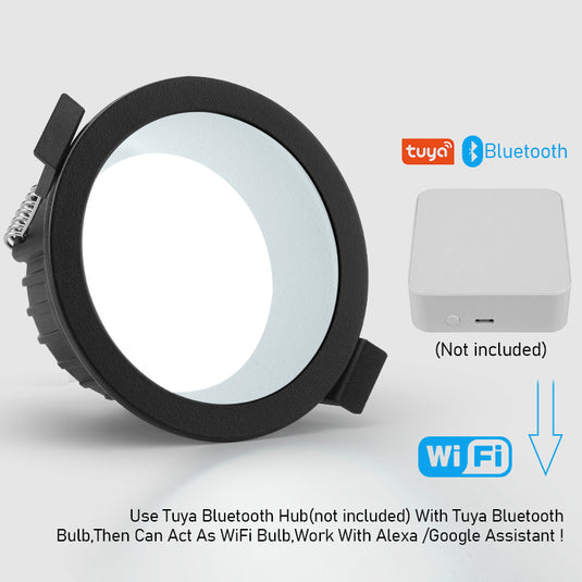 [TUYA Smart Home] RGB LED 15W Downlight Ceiling Light Bluetooth Wireless Control - Polar Tech Australia