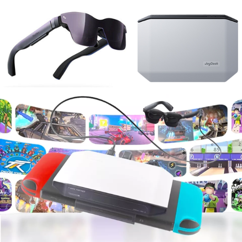 Chargez l&#39;image dans la visionneuse de la galerie, [FFalcon RayNeo AR Glass Air 2 + JoyDock] Nintendo Switch Portable Pocket 201&quot; 120Hz AR VR XR Glass Wearable Monitor
