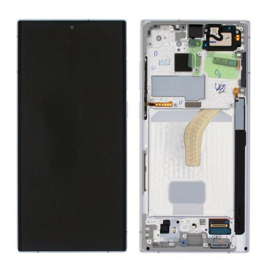 [AFT][With Frame] Samsung Galaxy S22 Ultra (S908) OLED LCD Touch Digitizer Screen Assembly - Polar Tech Australia