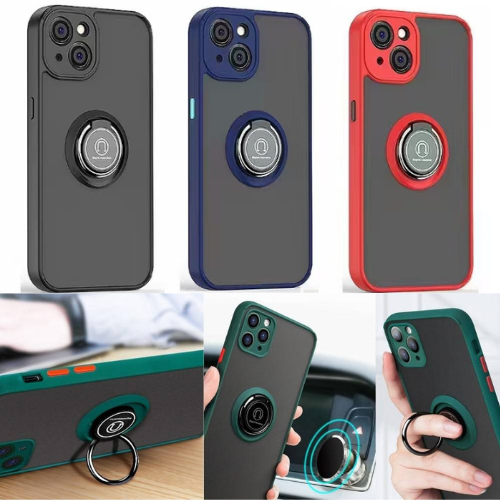 Chargez l&#39;image dans la visionneuse de la galerie, Apple iPhone 15/15 Plus/15 Pro/15 Pro Max TPU Magnet Ring Holder Case - Polar Tech Australia
