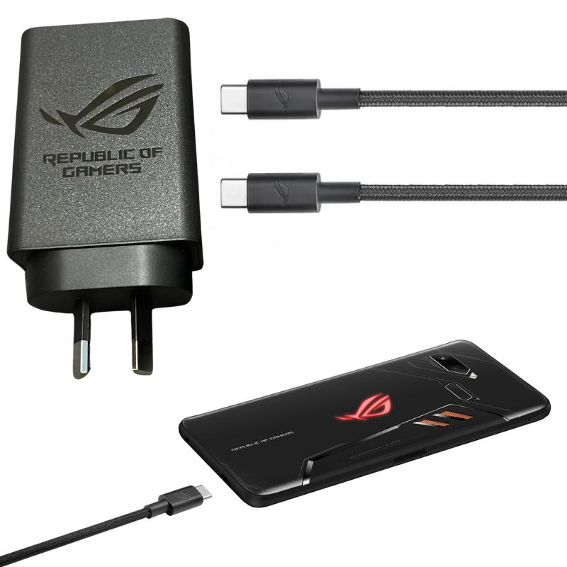 Load image into Gallery viewer, [30W][Type-C] ASUS USB C Rog 3/5/6/7 Super Fast Charger Travel Adapter &amp; Charging Cable - Polar Tech Australia
