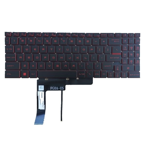 Chargez l&#39;image dans la visionneuse de la galerie, MSI Sword 15 Replacement Keyboard Flex US Layout With Backlit - Polar Tech Australia
