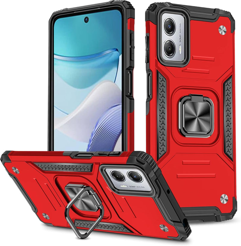 Load image into Gallery viewer, [Magnetic Rotable Kickstand] Motorola Moto G53 - Shield Shockproof Rugged Heavy Duty Case
