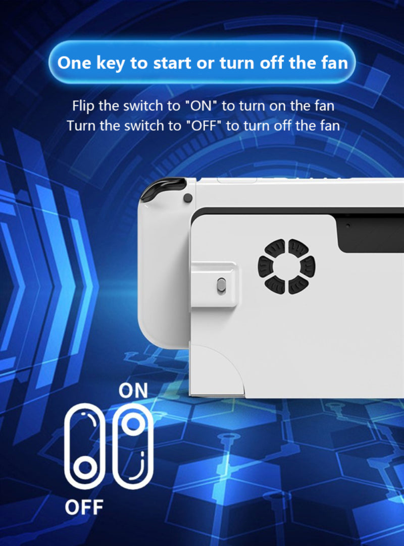 Load image into Gallery viewer, Nintendo Switch OLED TV Dock Cooling Fan
