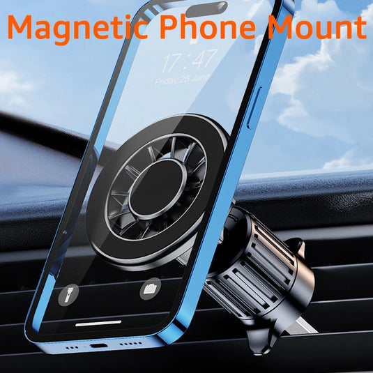 [YC19] Universal MagSafe Compatible Aircon Vent Flow Magnet Phone Holder