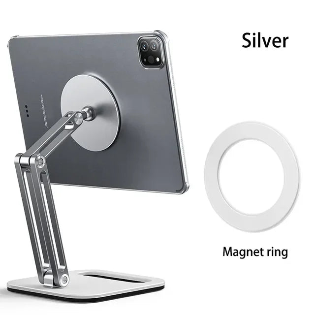 Cargue la imagen en el visor de la galería, BONERUY Magnetic Tablet Stand Foldable and Adjustable Magnetic Suspension iPad Stand
