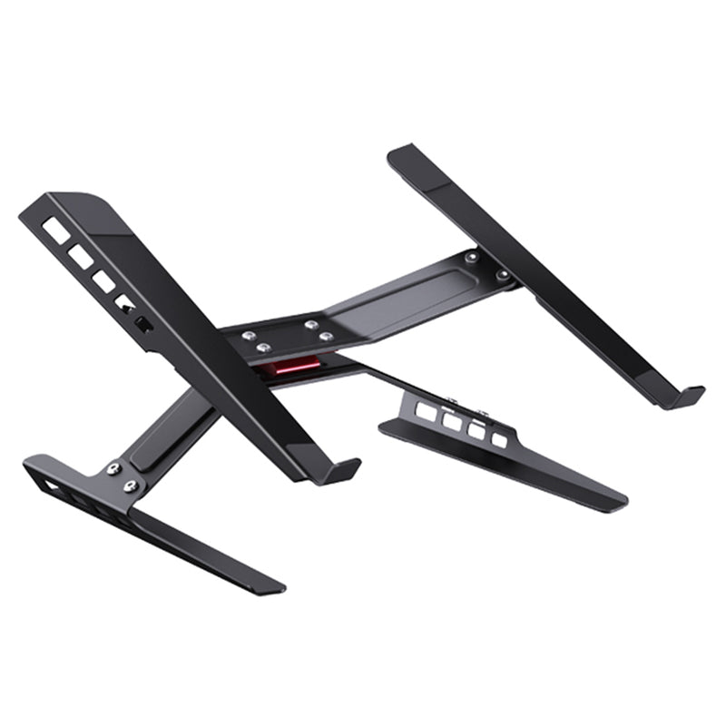 Cargue la imagen en el visor de la galería, Laptop Stand Adjustable Laptop Holder Riser Carbon Steel Portable Notebook Stand
