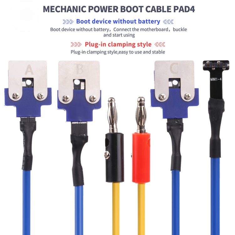 Load image into Gallery viewer, Mechanic PAD4 DC Power Supply Test Cable For iPad Series
