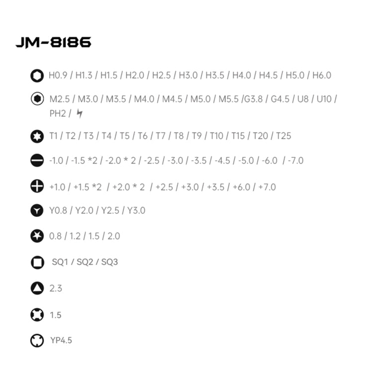 Chargez l&#39;image dans la visionneuse de la galerie, [JM-8186] JAKEMY 83-in-1 Magnetic Screwdriver Set
