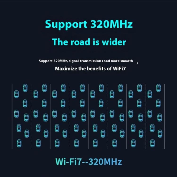 Load image into Gallery viewer, [BE6500] Tri-Band WiFi 7 Wireless Network Card 6500M USB 3.0 Adapter for PC
