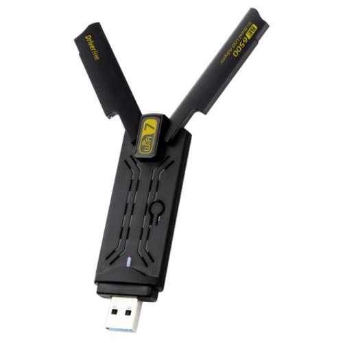 [BE6500] Tri-Band WiFi 7 Wireless Network Card 6500M USB 3.0 Adapter for PC