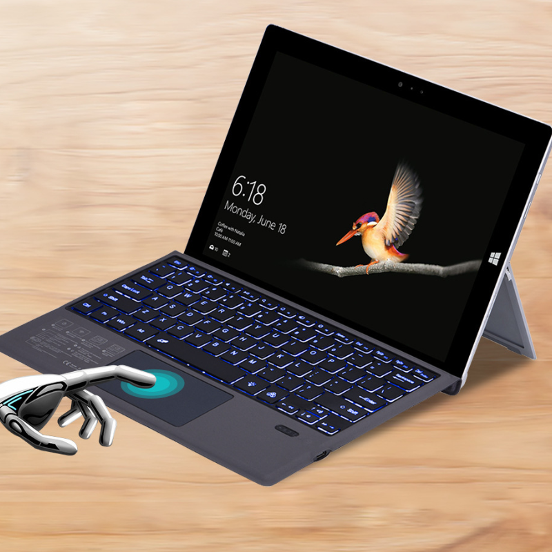 Cargue la imagen en el visor de la galería, Microsoft Surface Go 1/2/3 Compatible Wireless Keyboard Cover With Back light - Polar Tech Australia
