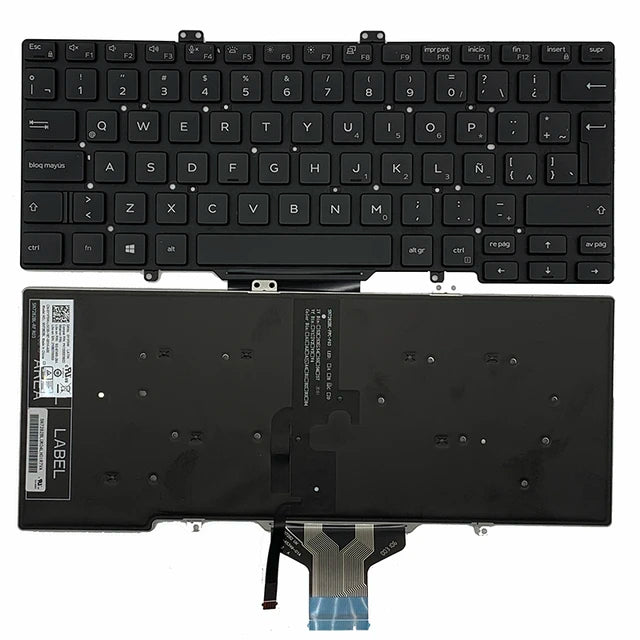 Chargez l&#39;image dans la visionneuse de la galerie, DELL Latitude 7400 5400 5401 5410 5411 07D2R0 0RN86F Laptop Replacement Keyboard Flex US Layout - Polar Tech Australia
