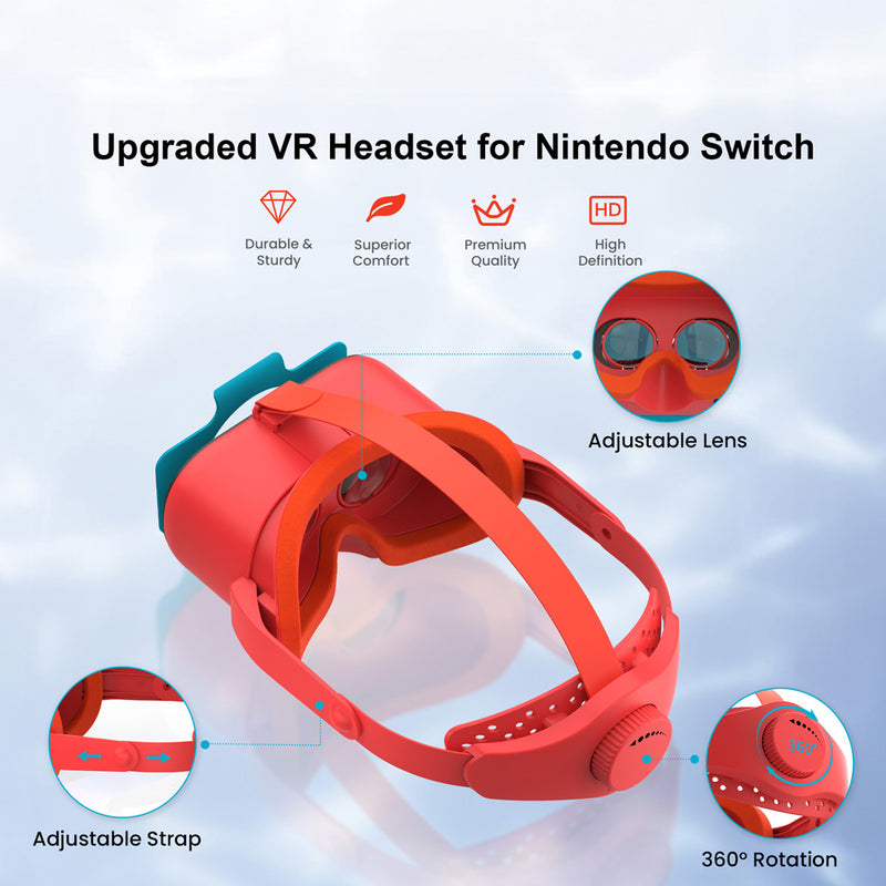 Cargue la imagen en el visor de la galería, Switch 3D VR Glasses for Nintendo Game Console
