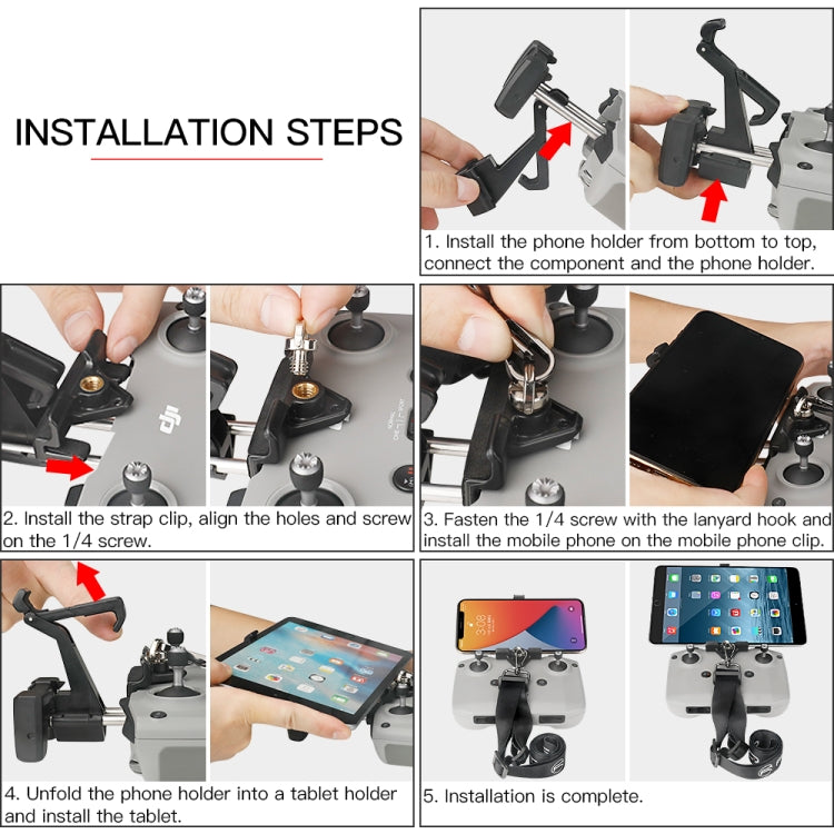 Load image into Gallery viewer, RCSTQ Remote Control Phone Tablet Bracket for DJI Mavic 3/Mini 2/Mini 3 Pro
