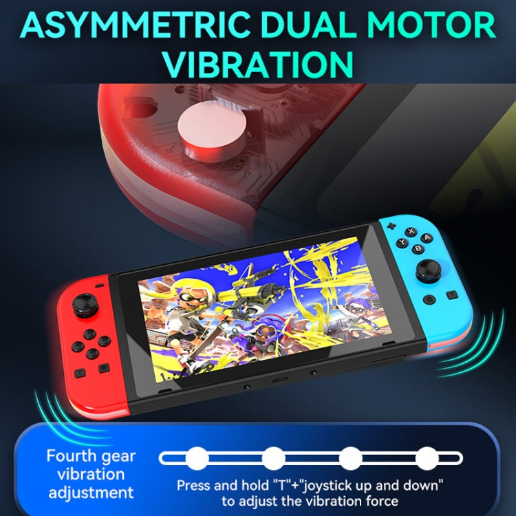 Cargue la imagen en el visor de la galería, JOY-02 Gaming Left And Right Handle With RGB Lights Body Feel Bluetooth Gamepad For Switch / Switch OLED / Switch Pro / Switch Lite / Switch Joycon
