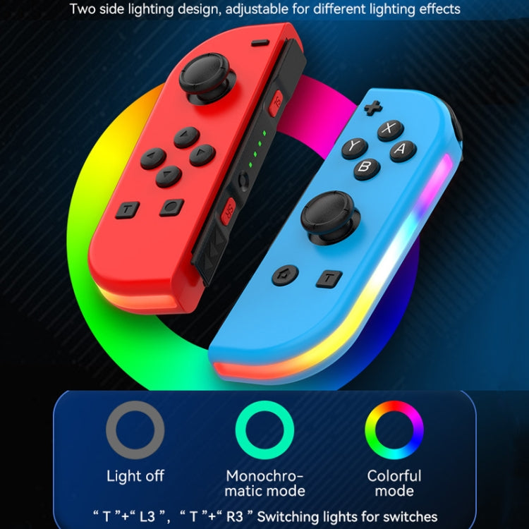 Cargue la imagen en el visor de la galería, JOY-02 Gaming Left And Right Handle With RGB Lights Body Feel Bluetooth Gamepad For Switch / Switch OLED / Switch Pro / Switch Lite / Switch Joycon
