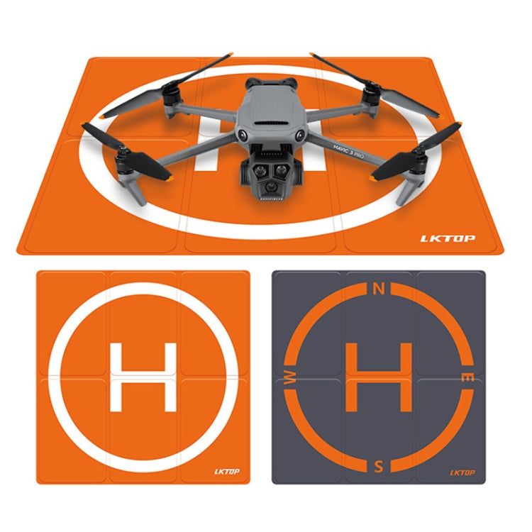 Chargez l&#39;image dans la visionneuse de la galerie, LKTOP 50cm Drone Universal Landing Pad Double-sided Waterproof Foldable RC Aircraft Launch Mat
