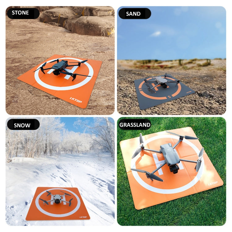 Chargez l&#39;image dans la visionneuse de la galerie, LKTOP 50cm Drone Universal Landing Pad Double-sided Waterproof Foldable RC Aircraft Launch Mat
