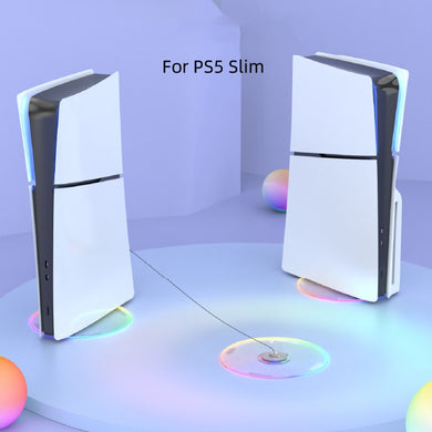 PS5 Slim Simple Storage Base Light Version RGB Colorful Vertical Storage Bracket