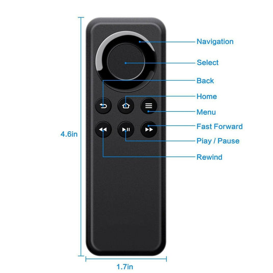 Amazon Fire TV Stick / Fire TV Box CV98LM Bluetooth Remote Control