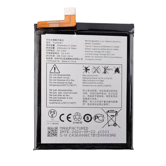 [TLp043E1] [TLp043F1] [TLp043F7] TCL 10 5G / 10 5G UW (T790Y / T790H / T790S) Replacement Battery - Polar Tech Australia