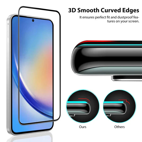 Cargue la imagen en el visor de la galería, Samsung Galaxy A55 5G (SM-556) Full Covered Tempered Glass Screen Protector - Polar Tech Australia
