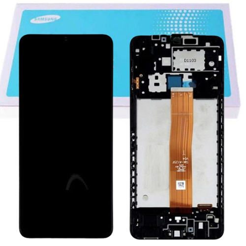 Load image into Gallery viewer, [SAMSUNG SERVICE PACK] Samsung Galaxy A12 (SM-A125) LCD Touch Digitizer Screen Assembly With Frame - Polar Tech Australia
