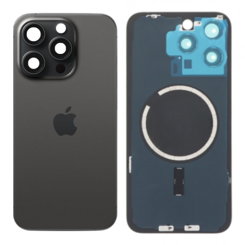 Cargue la imagen en el visor de la galería, [Assembly] Apple iPhone 15 Pro Max - Back Rear Replacement Glass Panel With Camera Lens &amp; Magsafe Magnet Ring - Polar Tech Australia
