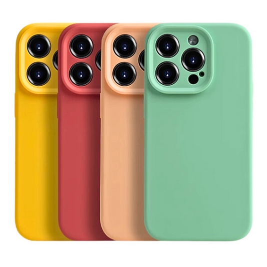 Apple iPhone 15/Pro/Plus/Pro Max Liquid Silicone Anti-drop Dirt-resistant Essentials Series Case