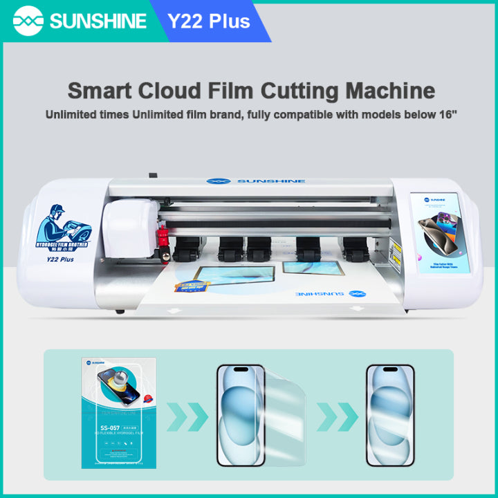 Chargez l&#39;image dans la visionneuse de la galerie, [Y22 Plus] Sunshine Universal Unlimited Mobile Phone/Tablet/Smart Watch Screen Protector Cutting Machine - Polar Tech Australia
