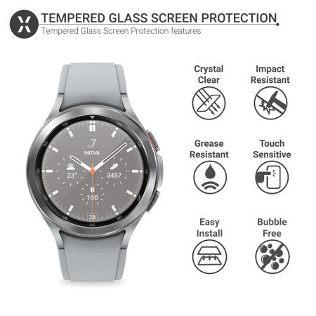 Chargez l&#39;image dans la visionneuse de la galerie, Samsung Galaxy Watch S6 - 9H Tempered Glass Screen Protector - Polar Tech Australia
