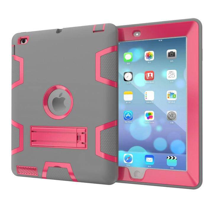 Cargue la imagen en el visor de la galería, Apple iPad Mini 6 Defender Heavy Duty Drop Proof Rugged Protective Stand Case - Polar Tech Australia
