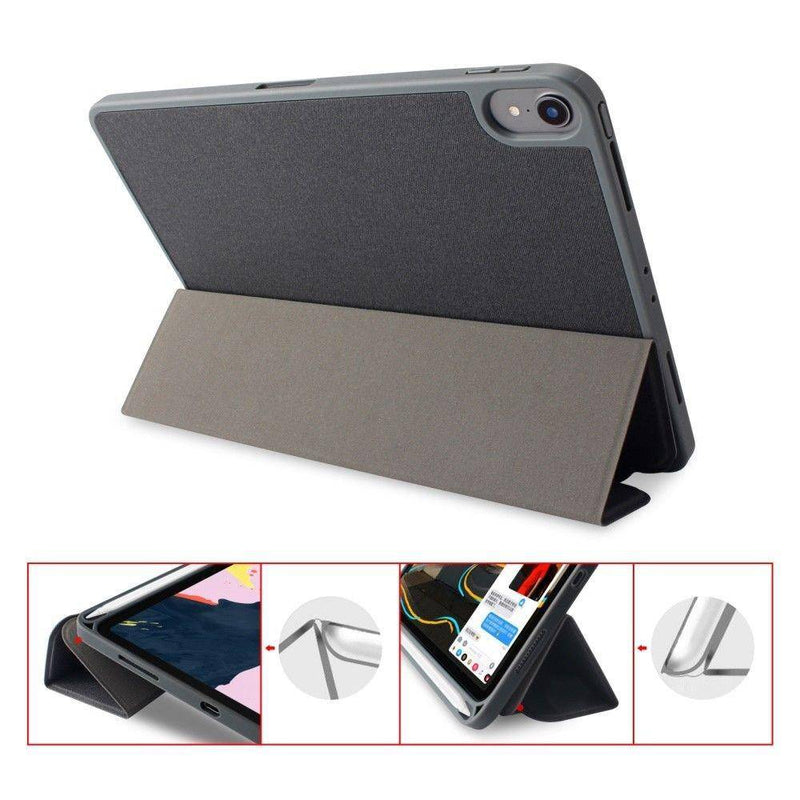 Cargue la imagen en el visor de la galería, Apple iPad Mutural Smart Stand PU Leather Business Style Case - Polar Tech Australia
