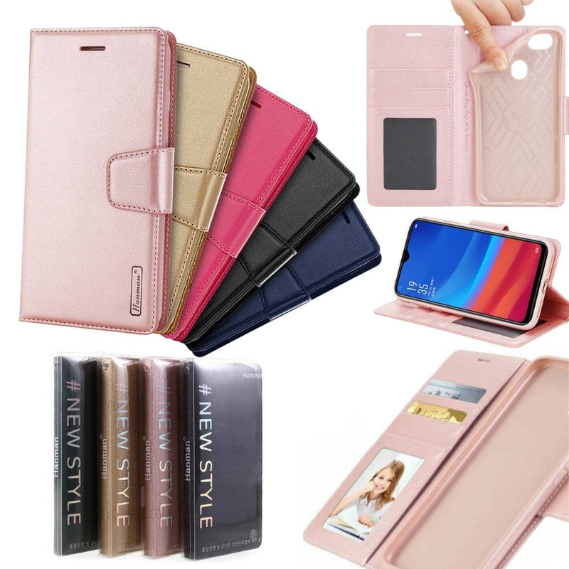 Load image into Gallery viewer, Apple iPhone 15/15 Plus/15 Pro/15 Pro Max Hanman Mill Premium Quality Flip Wallet Leather Case - Polar Tech Australia
