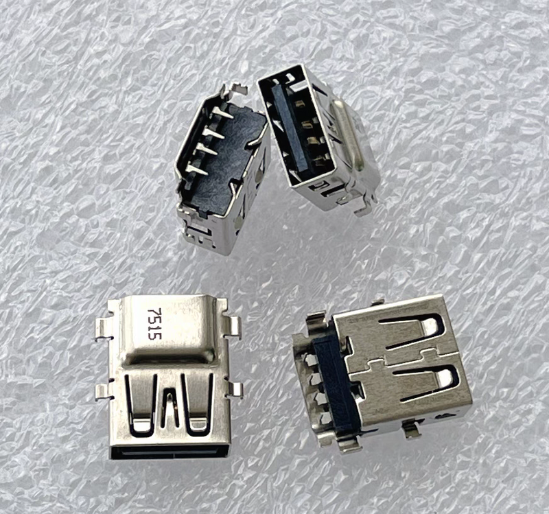 Cargue la imagen en el visor de la galería, Universal Laptop Notebook USB 2.0 Replacement 4 Pins Socket Jack Port Female Motherboard Connector
