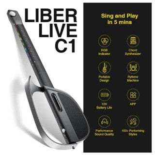 Chargez l&#39;image dans la visionneuse de la galerie, LiberLive C1 Foldable Portable Stringless Smart Easy Guitar
