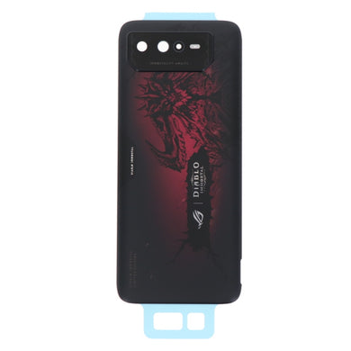 [With Camera Lens] Asus ROG Phone 6 Diablo Immortal Edition - Back Rear Replacement Glass Panel Cover