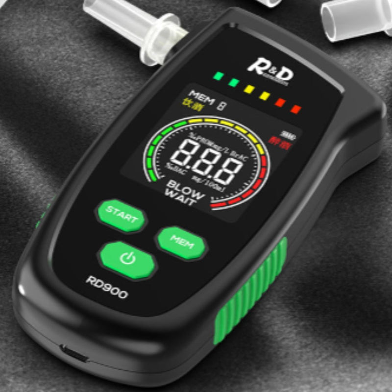 Chargez l&#39;image dans la visionneuse de la galerie, [RD900] R&amp;D Alcohol Tester Rechargeable Digital Breath Tester Breathalyzer Gas Alcohol Detector for Personal &amp; Professional Use
