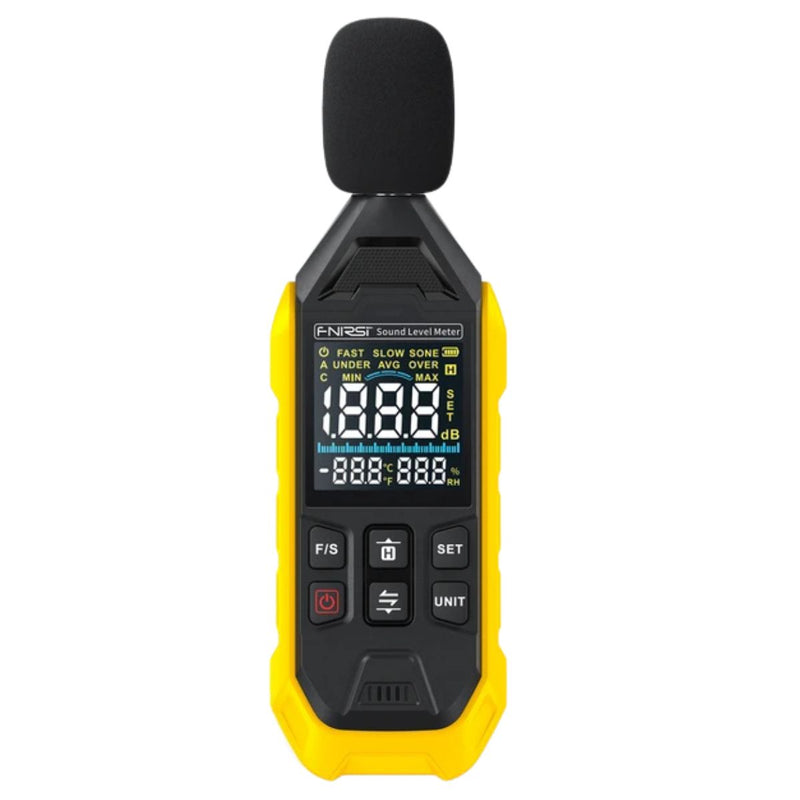 Chargez l&#39;image dans la visionneuse de la galerie, [FDM01] FNIRSI Digital Noise Meter Sound Level Meter Handheld DB Meter 30~130dB Audio Measuring Instrument 600mah lithium Battery
