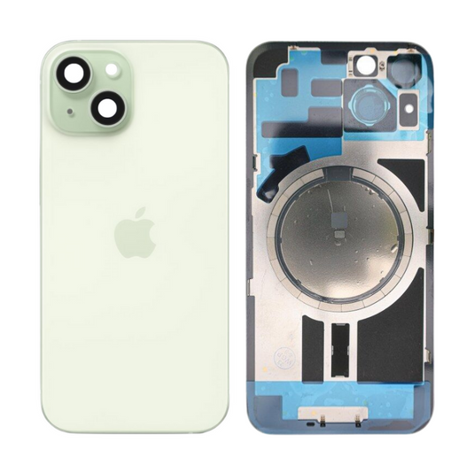 [Assembly] Apple iPhone 15 - Back Rear Glass With Camera Lens & With Camera Lens & Magsafe Magnet Ring - Polar Tech Australia