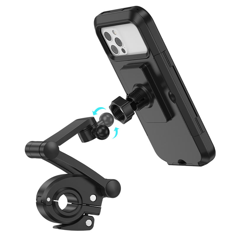 Load image into Gallery viewer, [CA101] HOCO Universal Bicycle &amp; Motorcycle Waterproof Mobile Phone Holder - Polar Tech Australia
