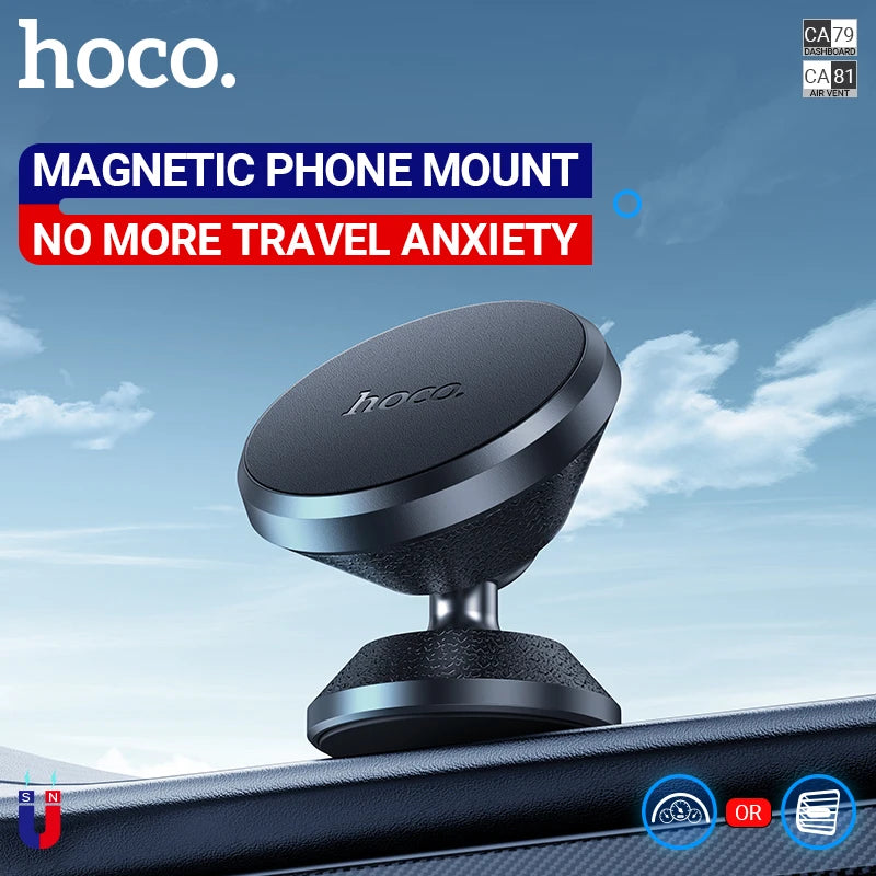 Chargez l&#39;image dans la visionneuse de la galerie, [CA81] HOCO Universal Super Strong Magnetic Magnet Lightweight Mobile Phone Mount Holder - Polar Tech Australia
