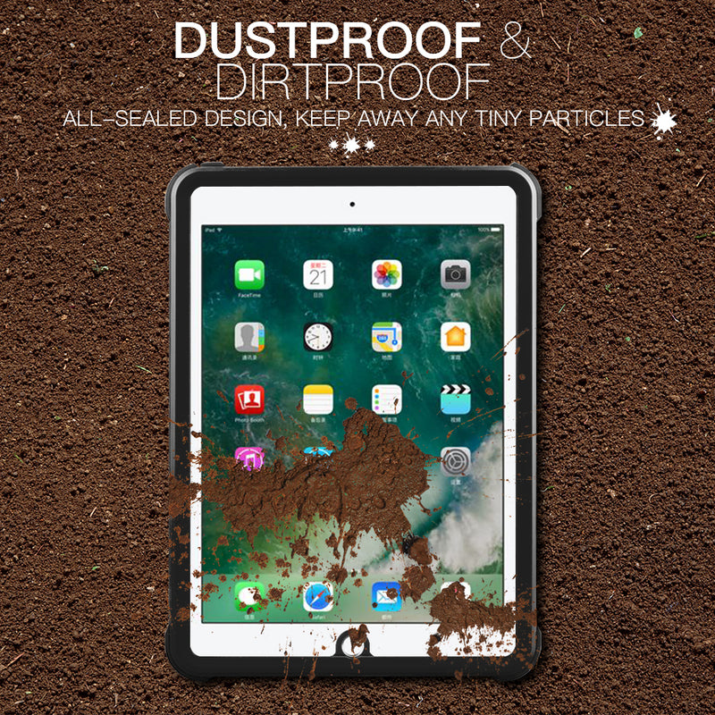 Cargue la imagen en el visor de la galería, Apple iPad 5th 2017 &amp; 6th 2018 9.7&quot; Shellbox Waterproof Heavy Duty Lifeproof Style Case - Polar Tech Australia
