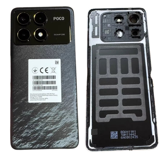 [With Camera Lens] XIAOMI Poco F6 Pro - Back Rear Battery Glass Panel Cover