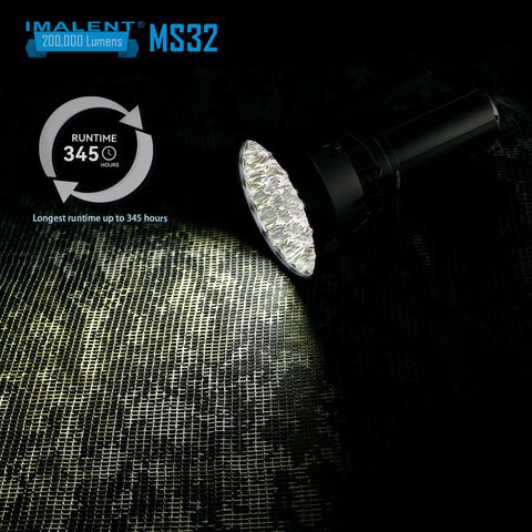 [MS32] IMALENT Brightest Powerful Flashlight 200,000 Lumens, 1618 Meter Throw