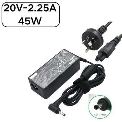 [20V-2.25A/45W][4.0x1.7] Lenovo IdeaPad Miix Chromebook Yoga Laptop Adaptador de fuente de alimentación de CA Cargador