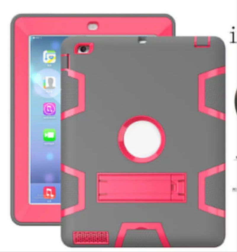 Cargue la imagen en el visor de la galería, Apple iPad Mini 4/5 Defender Heavy Duty Drop Proof Rugged Protective Stand Case - Polar Tech Australia
