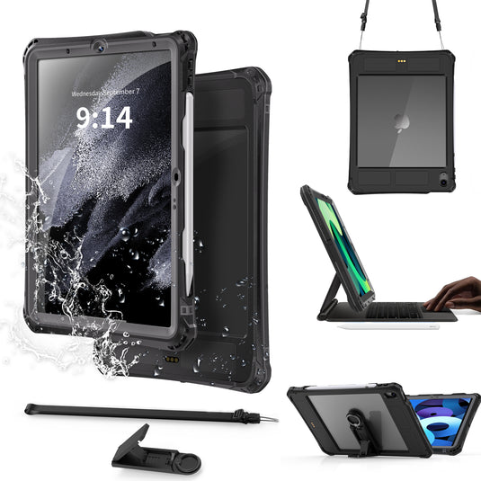 Apple iPad Air 4/5 10.9" Shellbox Waterproof Heavy Duty Lifeproof Style Case - Polar Tech Australia